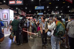 Fotografía de la Comic-Con, en San Diego. EFE/Allison Dinner