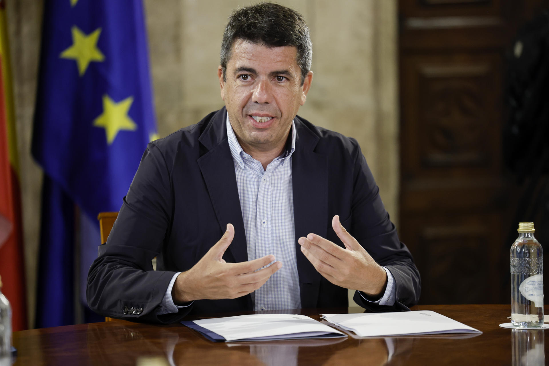 El president de la Generalitat, Carlos Mazón. EFE/Biel Aliño