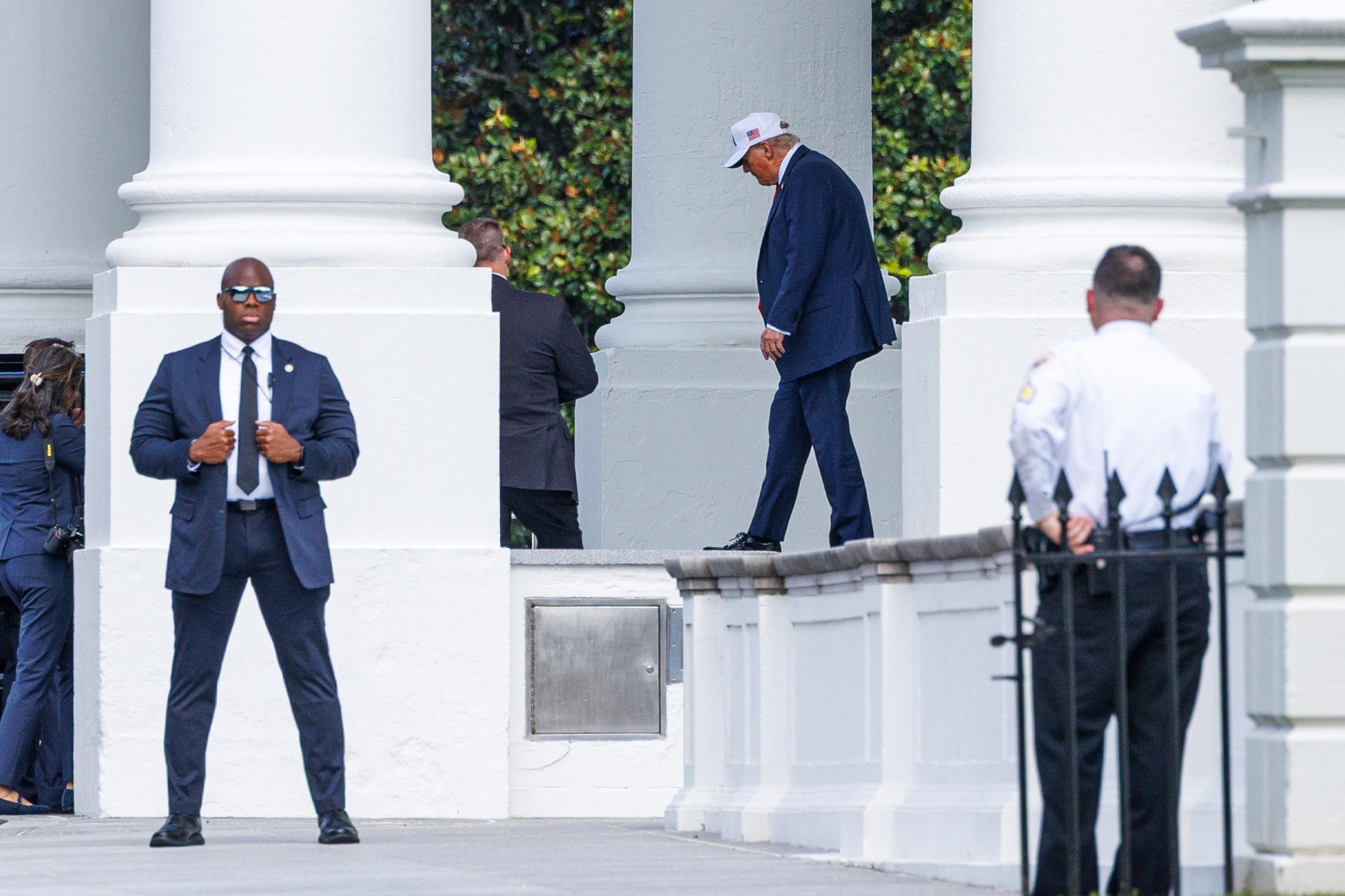 El presidente de Estados Unidos, Donald Trump. EFE/Aaron Schwartz
