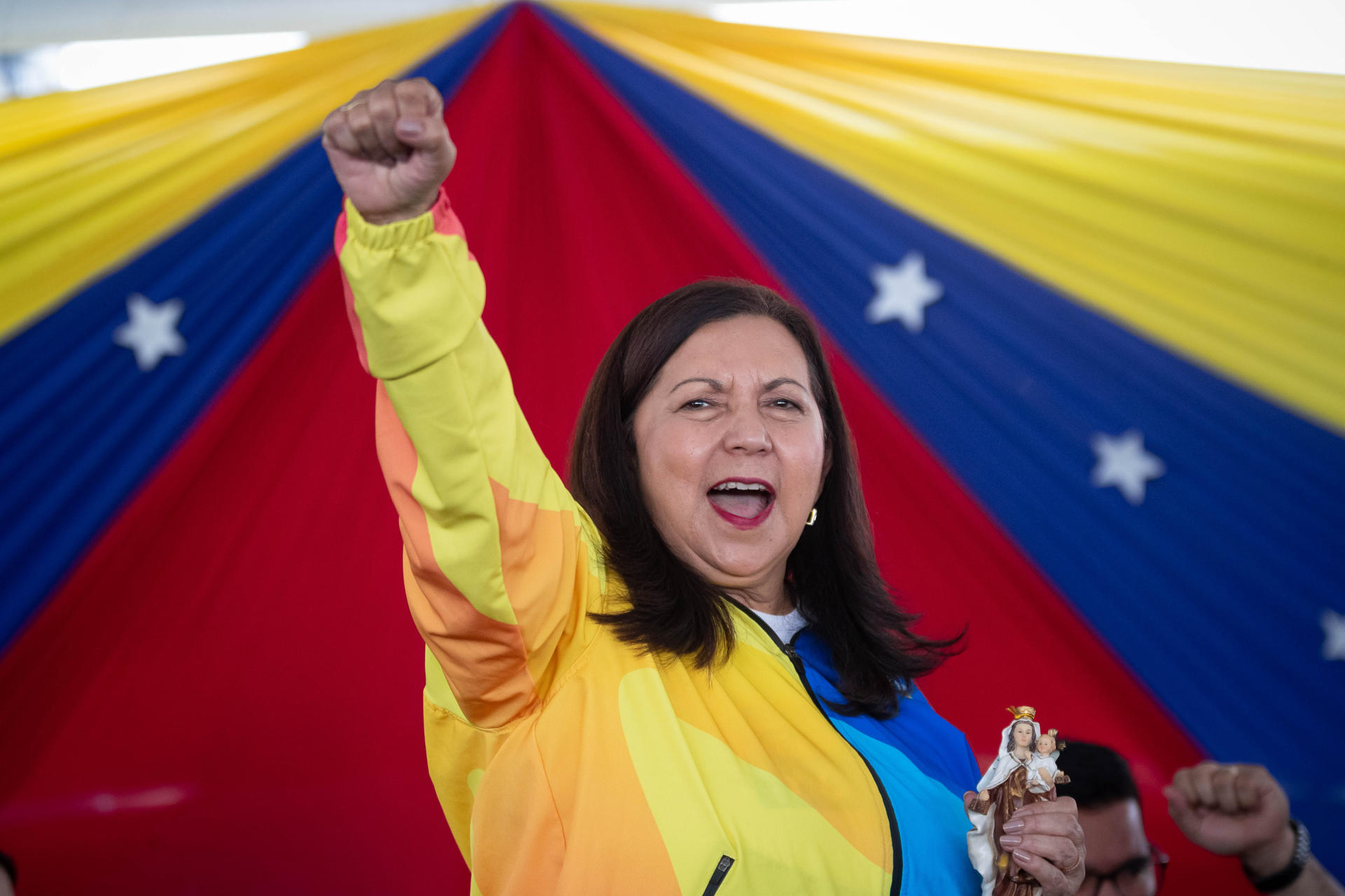 Fotografía de archivo de la alcaldesa de Caracas, Carmen Meléndez. EFE/ Ronald Peña R