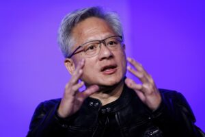 Jensen Huang, CEO de la empresa tecnológica estadounidense Nvidia, en una fotografía de archivo. EFE/TOLGA AKMEN