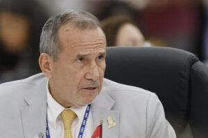 El ministro de Relaciones Exteriores de Perú, Elmer Schialer, en una fotografía de archivo. EFE/ Bienvenido Velasco