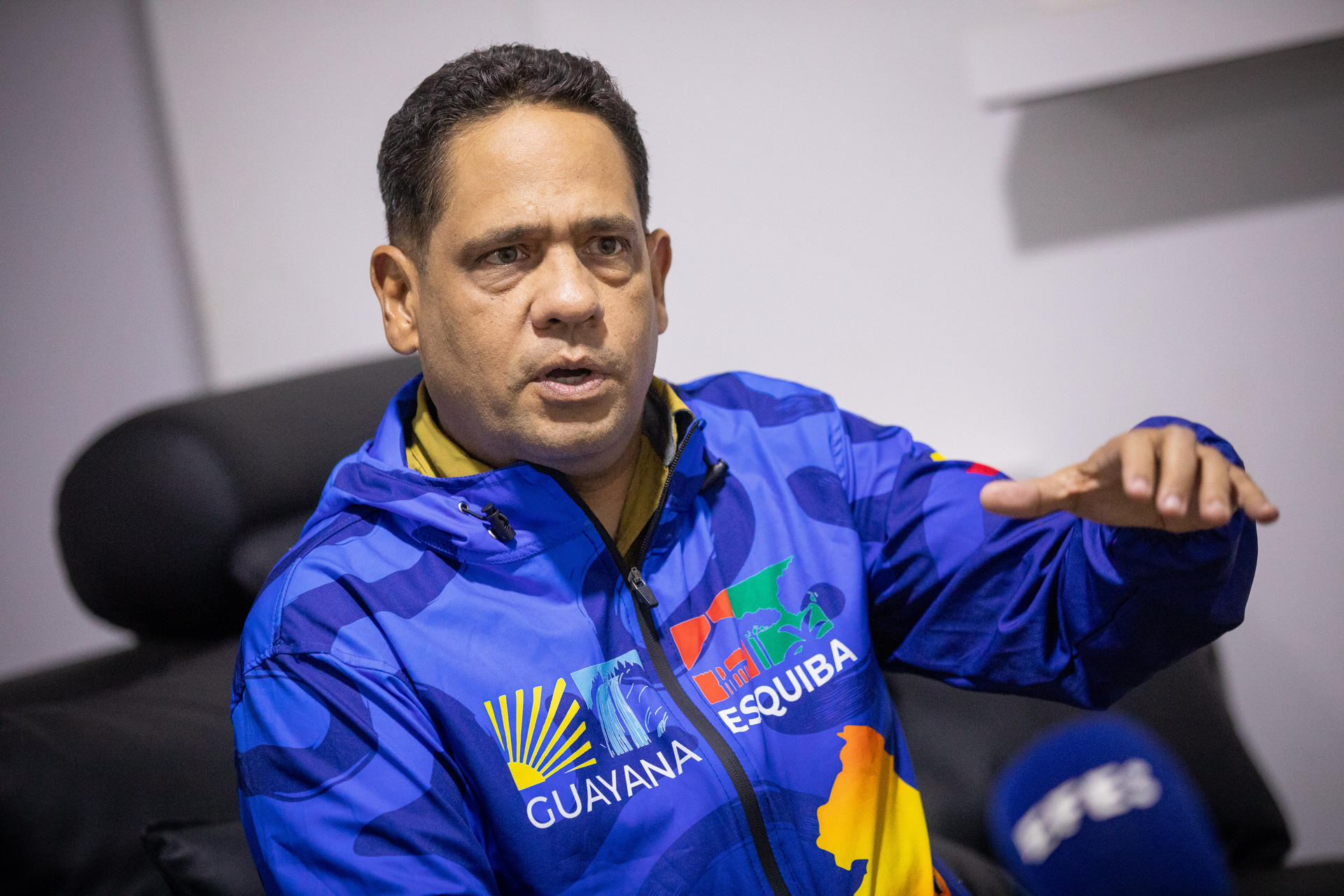 El gobernador de la Guayana Esequiba, Neil Villamizar, en una foto de archivo. EFE/ Rayner Peña