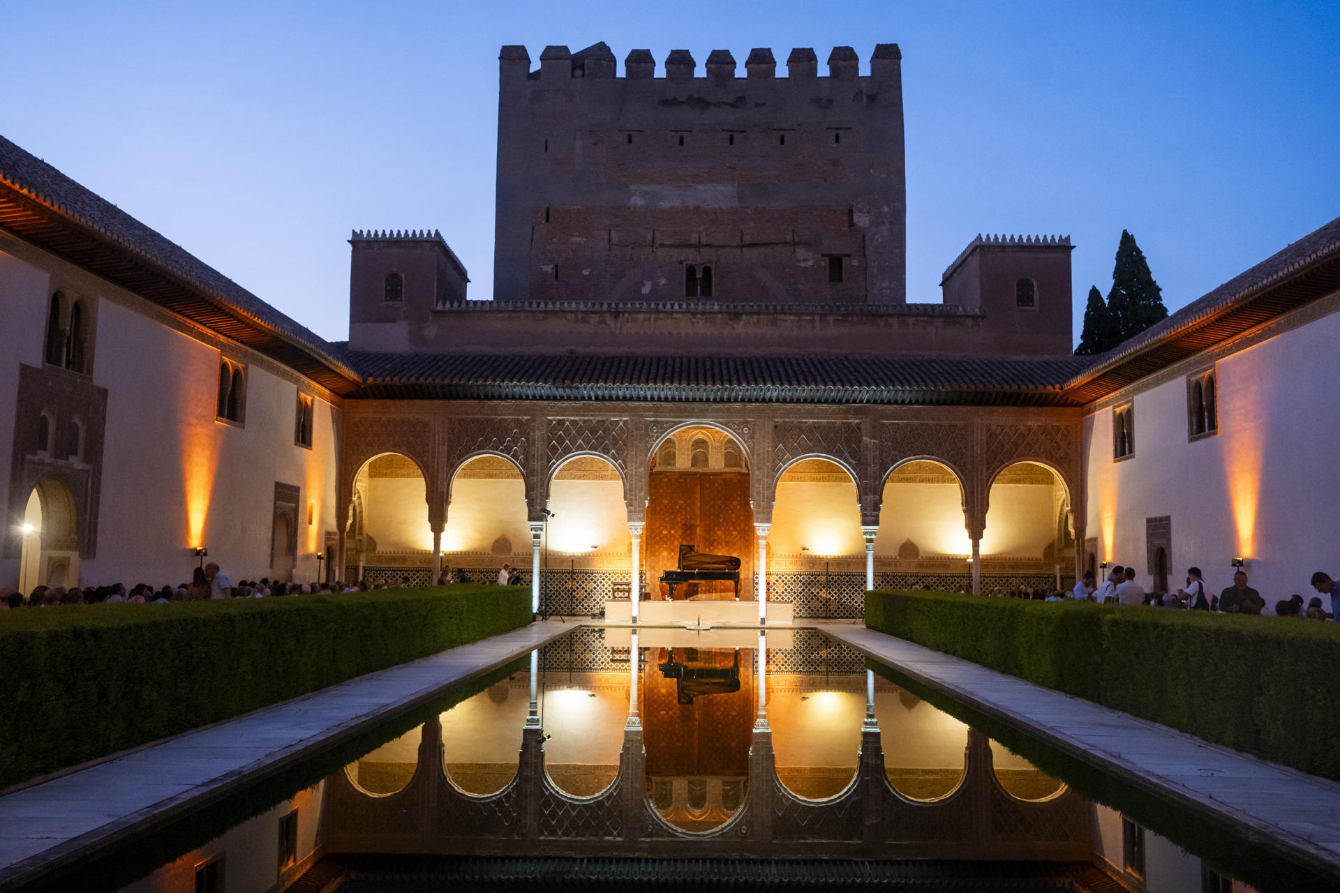 Patio de los Arrayanes de la Alhambra. EFE / Miguel Ángel Molina.