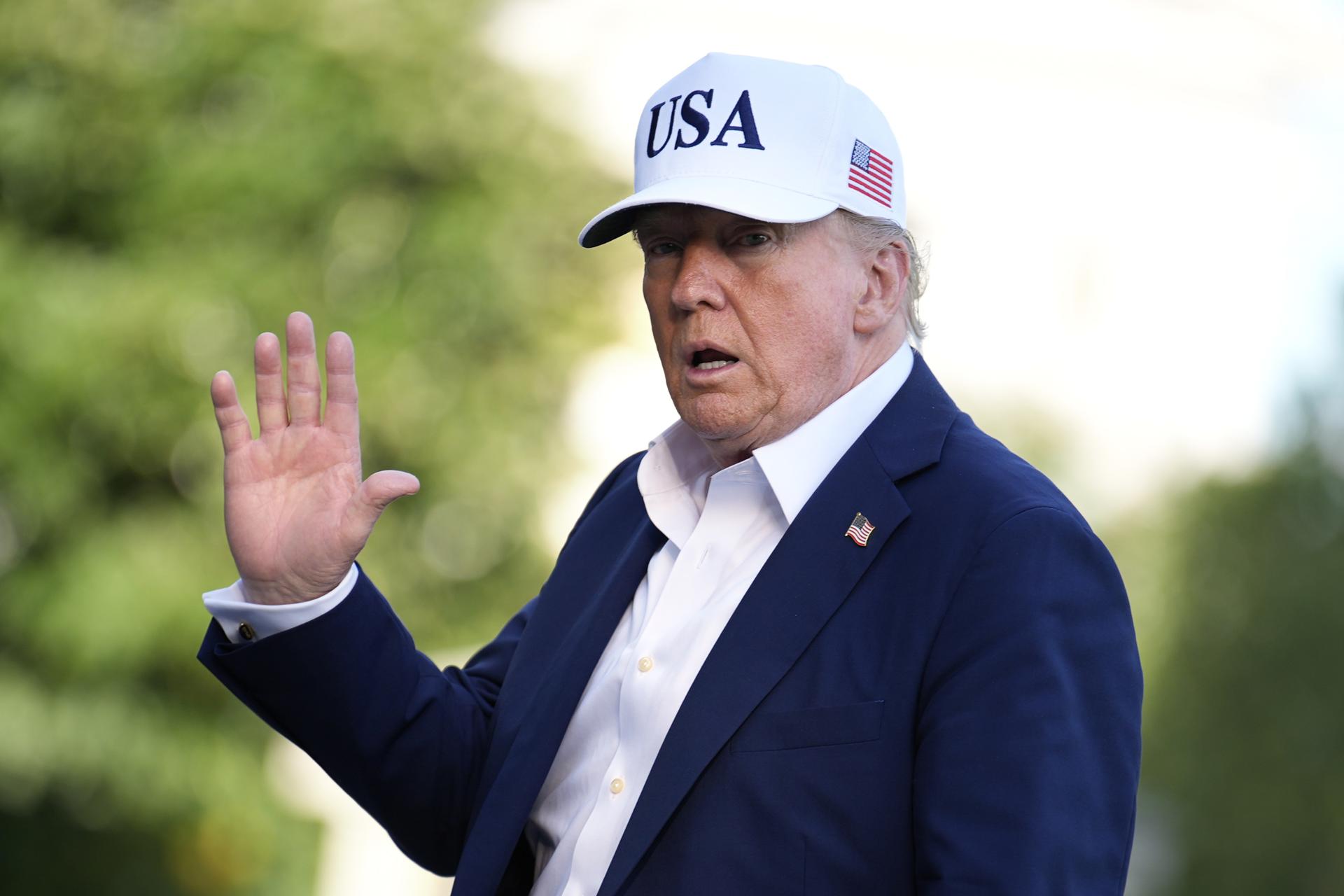 El presidente de Estados Unidos, Donald Trump. EFE/EPA/Yuri Gripas / POOL