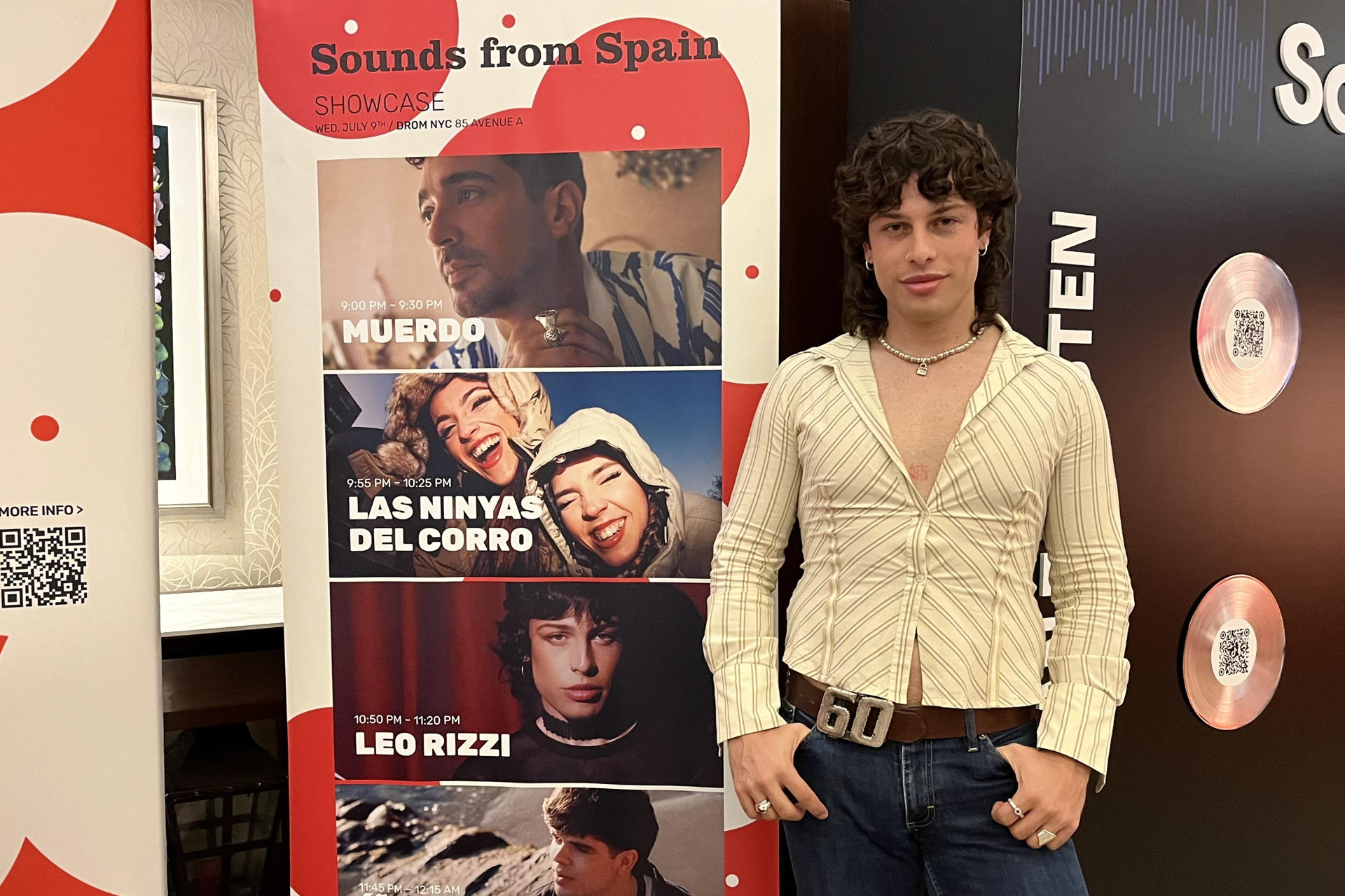 El cantante español Leo Rizzi posa durante una entrevista con EFE este 9 de julio de 2025, en Nueva York ( Estados Unidos). EFE/ Andrea Gallego