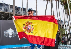Fotografía de archivo del piloto español Álex Palou (Chip Ganassi), quien este domingo se impuso en el Java House Grand Prix de Monterey en Laguna Seca y quedó más cerca de su tercer título seguido de la IndyCar y el cuarto en los últimos cinco años. EFE/ Javier Rojas