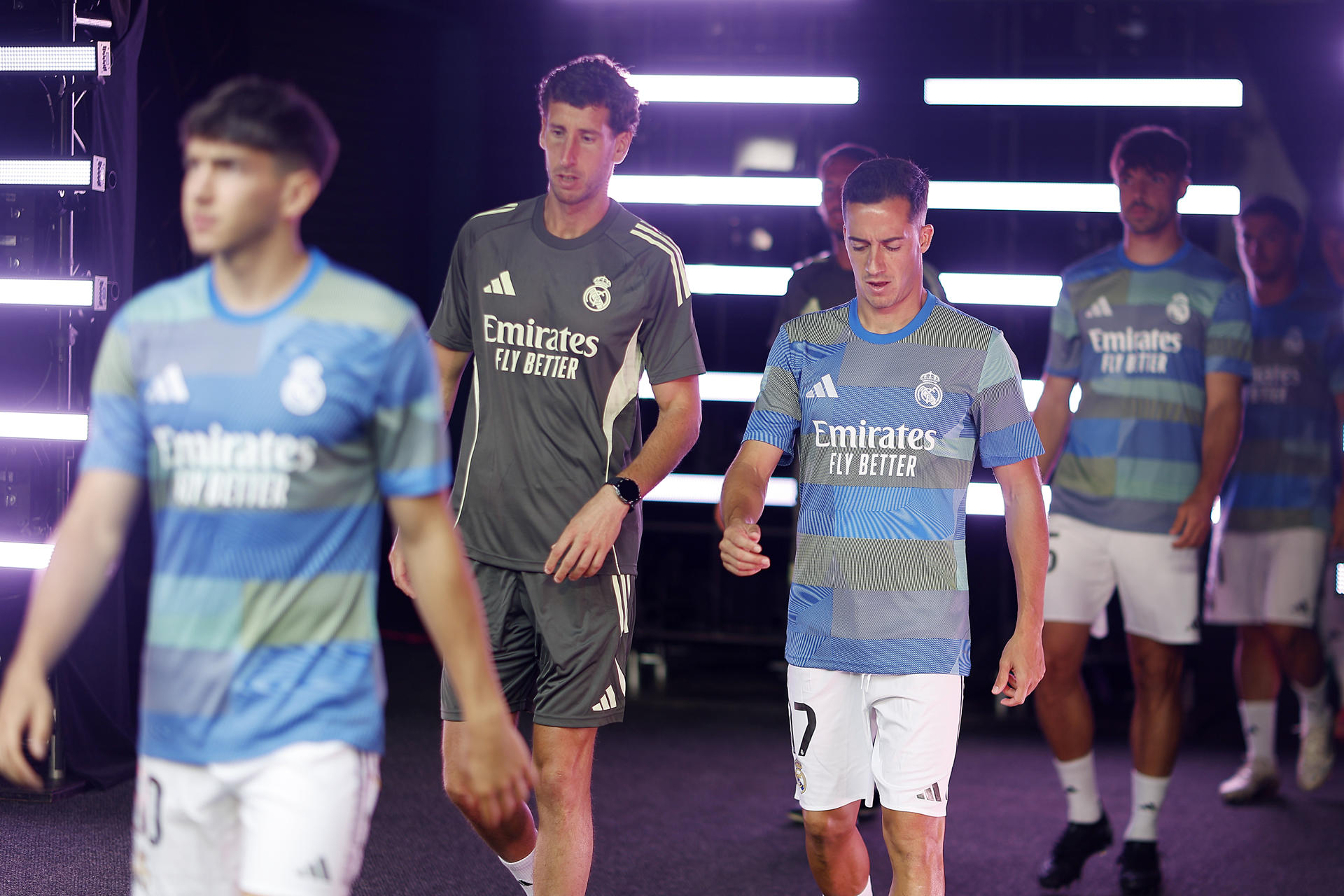 Lucas Vázquez (d), jugador del Real Madrid. EFE/ Juan Ignacio Roncoroni