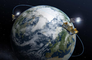 En la imagen, una simulación del satélite cedida por la ESA.