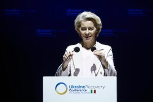 La presidenta de la Comisión Europea, Ursula von der Leyen. EFE/EPA/ANGELO CARCONI