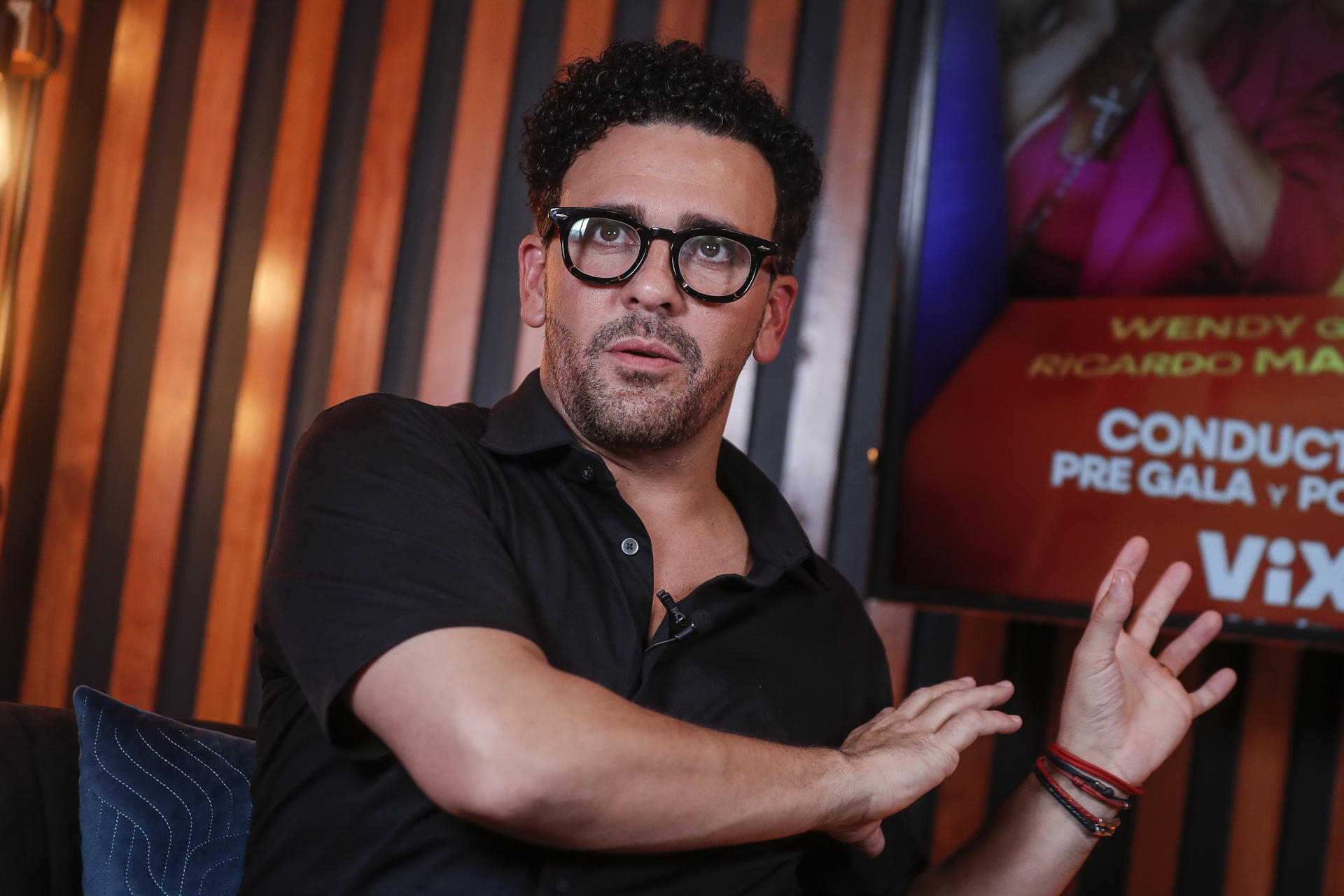 El actor Ricardo Margaleff habla durante una entrevista con EFE este martes, en Ciudad de México (México). EFE/ Isaac Esquivel