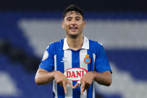 Alejo Veliz, en una foto de archivo con el Espanyol la pasada temporada. EFE/Cabalar