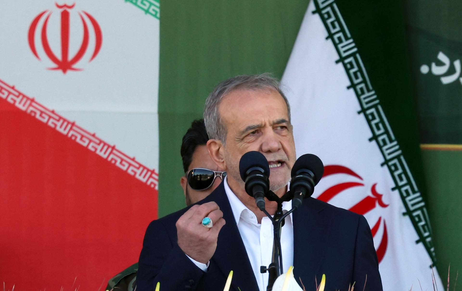 El presidente de Irán, Masoud Pezeshkian, en una foto de archivo. EFE/EPA/ABEDIN TAHERKENAREH