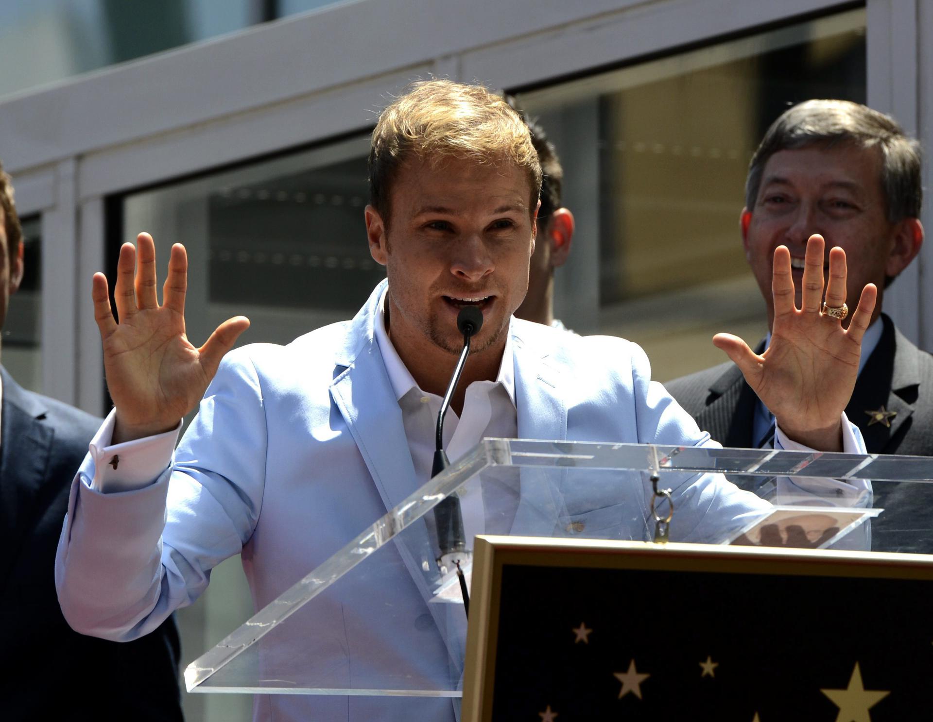 Fotografía de archivo del integrante de la banda estadounidense Backstreet Boys, Brian Littrell. EFE/ MICHAEL NELSON