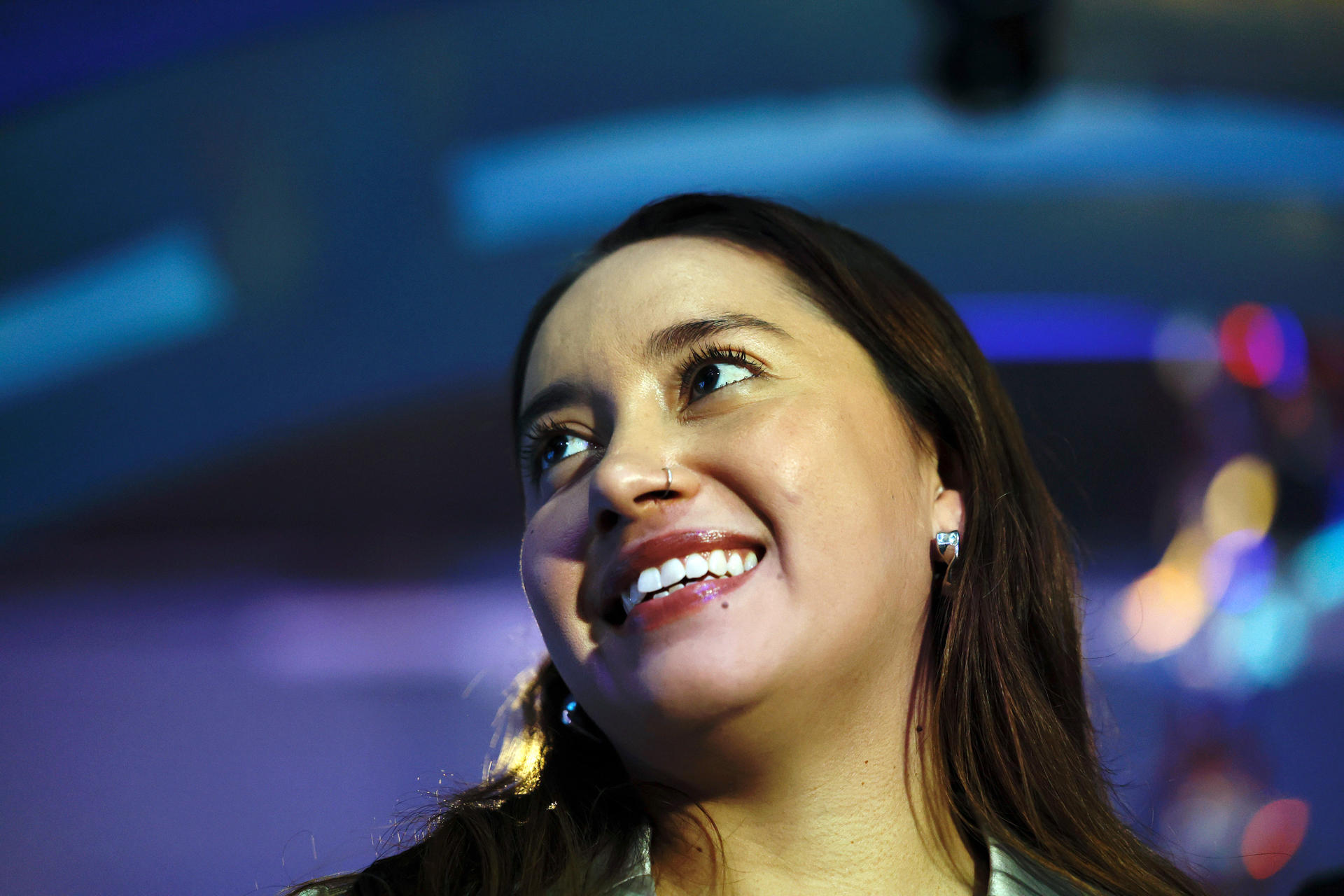 La astronauta mexicana Katya Echazarreta habla durante una entrevista con EFE este sábado, en la Ciudad de México (México). EFE/ Sáshenka Gutiérrez