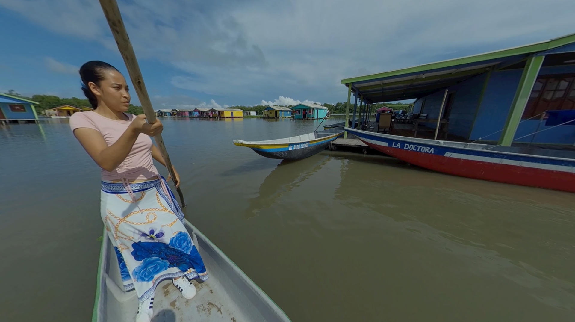 Captura de video cedido por la Gobernación del Magdalena, que muestra un cuadro del video de realidad virtual que pueden disfrutar los asistentes al Centro de Experiencias Turísticas Inmersivas, en Santa Marta (Colombia). EFE/ Gobernación del Magdalena