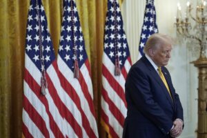 Fotografía del presidente de Estados Unidos, Donald Trump. EFE/Yuri Gripas
