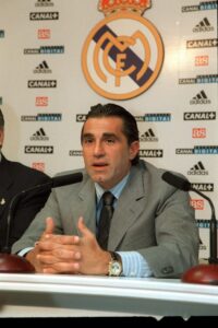 Imagen de archivo de la presentación de Sergio Scariolo como entrenador del Real Madrid, en su primera etapa.