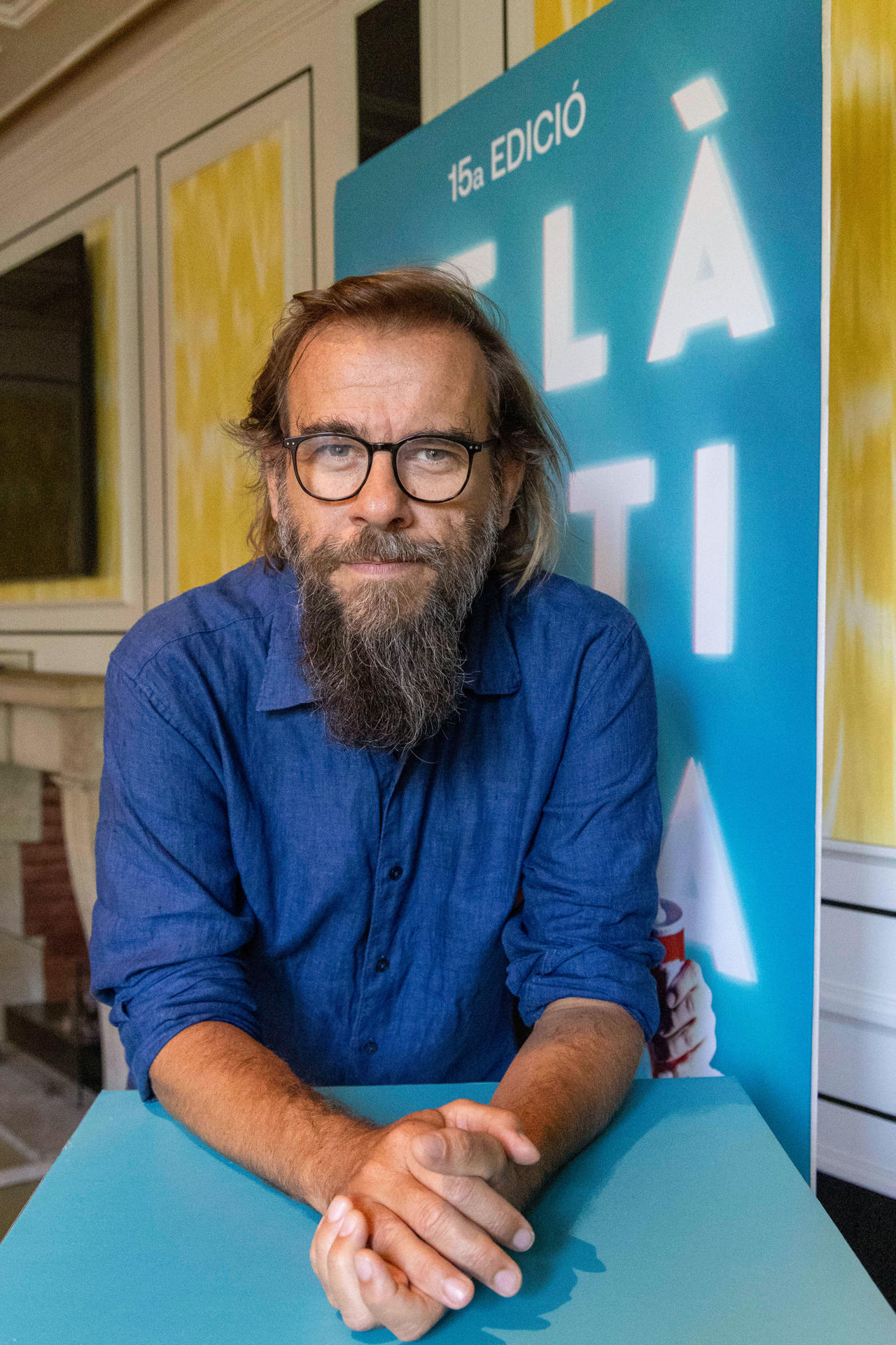 Entrevista con el director Andrea Segre que presenta la película La gran ambición en el Festival de cine Atlàntida Mallorca Film Fest ,15ª edición.- EFE/CATI CLADERA