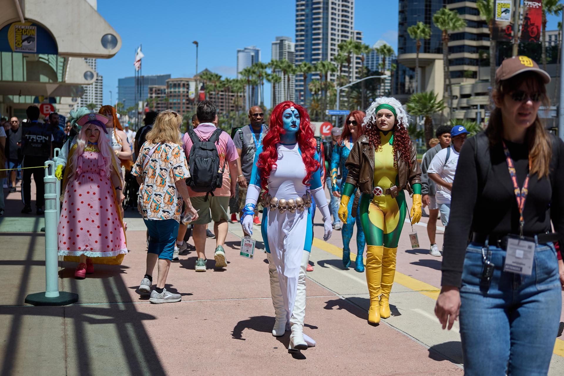 Fotografía de la Comic-Con, en San Diego. EFE/Allison Dinner
