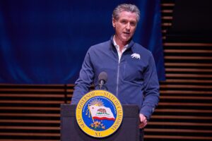 Fotografía de archivo del Gobernador de California, Gavin Newsom. EFE/ALLISON DINNER