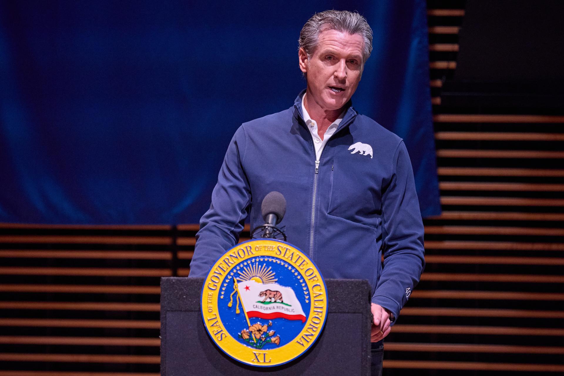 Fotografía de archivo del Gobernador de California, Gavin Newsom. EFE/ALLISON DINNER