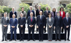 Imagen del pasado mes de febrero antes de la reunión de la Comisión Bilateral Generalitat-Estado. EFE/Andreu Dalmau