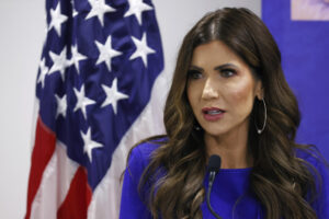 La secretaria de Seguridad Nacional de Estados Unidos, Kristi Noem. EFE/ Elvis González