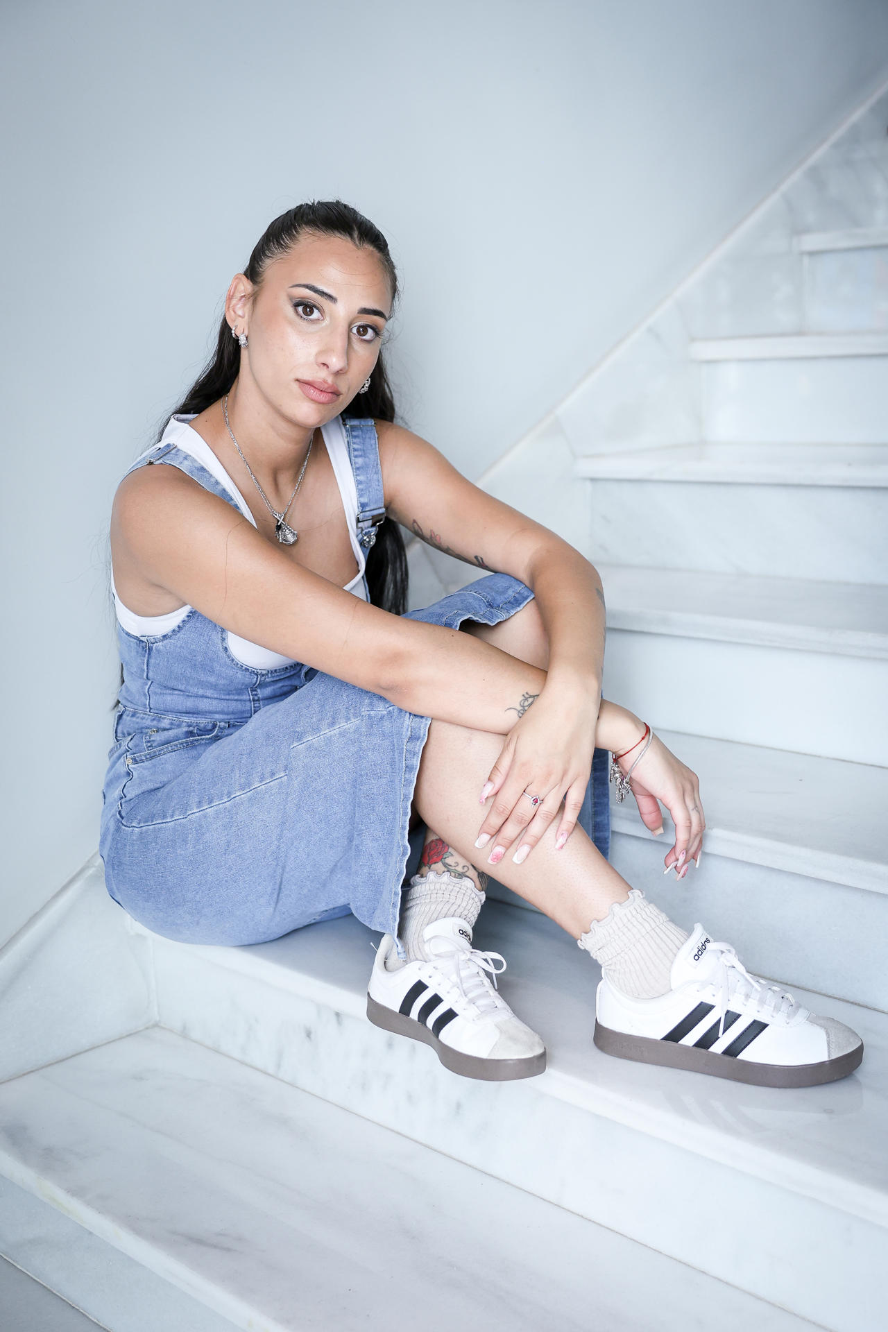 Zaira Romero protagonista de "El clan Olimpia". Imagen cedida de Pablo Cuadra/Getty para Disney+. SOLO USO EDITORIAL