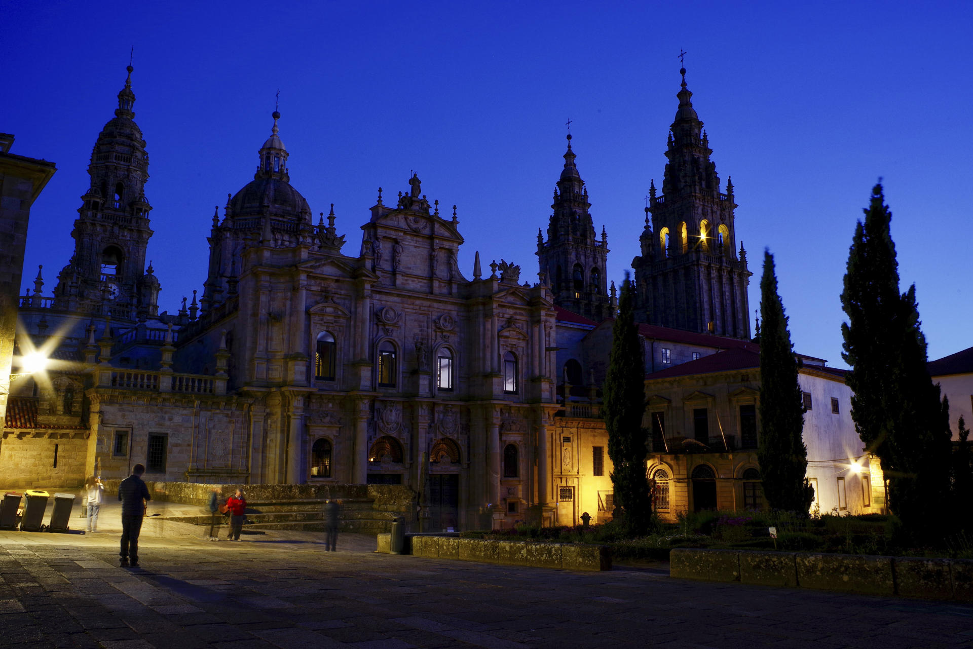 Imagen cedida por la oficina técnica del concurso para iluminar Santiago de Compostela. EFE/Concurso internacional de iluminación entorno Catedral De Santiago/SOLO USO EDITORIAL/SOLO DISPONIBLE PARA ILUSTRAR LA NOTICIA QUE ACOMPAÑA (CRÉDITO OBLIGATORIO)
