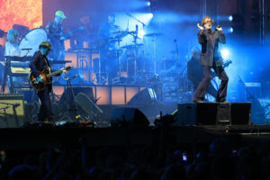 British music band Pulp perfoms on stage during BBK Live Festival celebrated at Bilbao, Basque Country, north Spain, 10 July. EFE / Miguel Toña.
