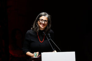 Fotografía de archivo de la relatora de la ONU para Palestina, Francesca Albanese. EFE/ Rodrigo Jiménez