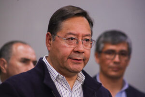 El presidente de Bolivia, Luis Arce. EFE/ Gabriel Márquez