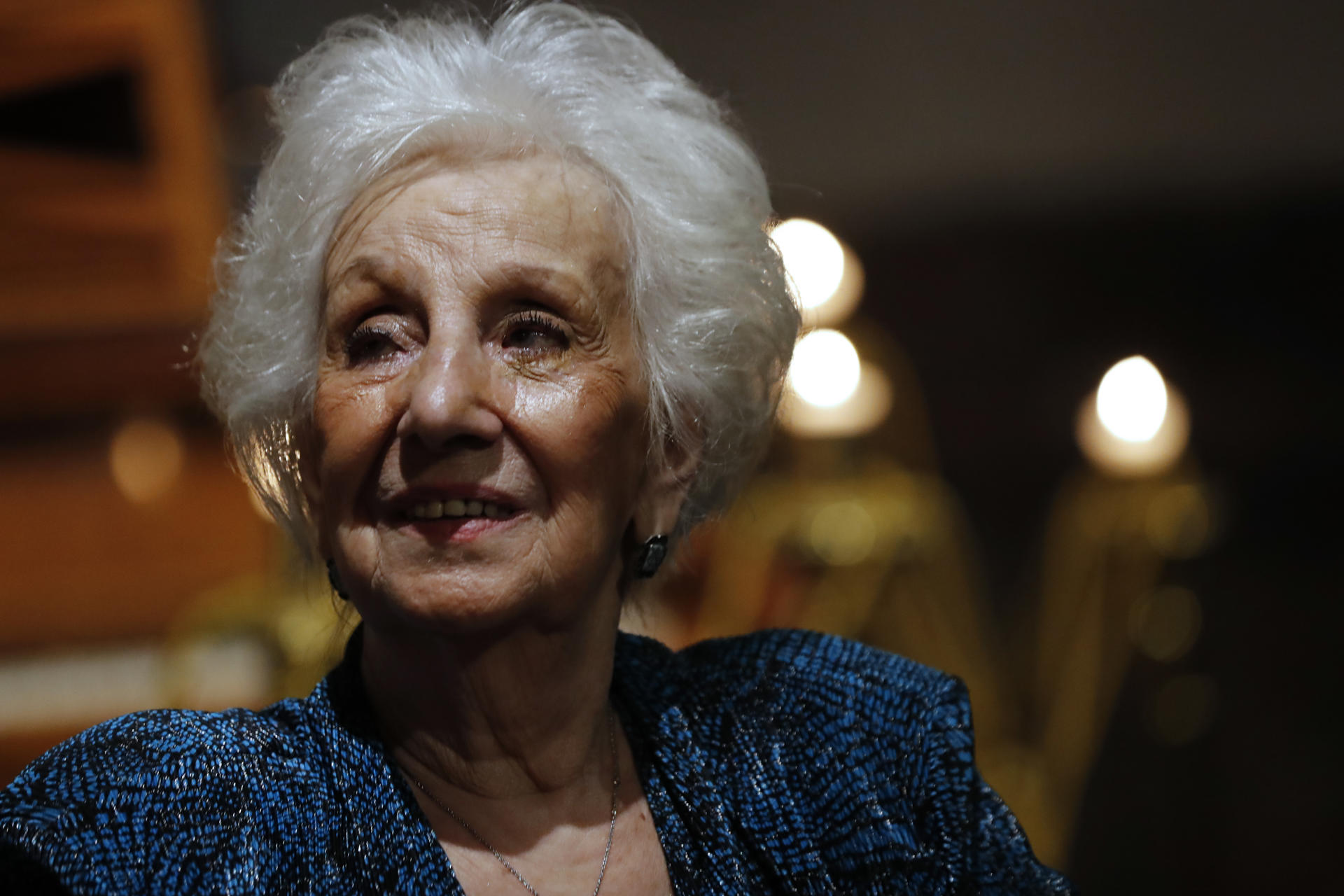 Fotografía de archivo de la presidenta de las Abuelas de Plaza de Mayo de Argentina, Estela de Carlotto. EFE/Mario Guzmán