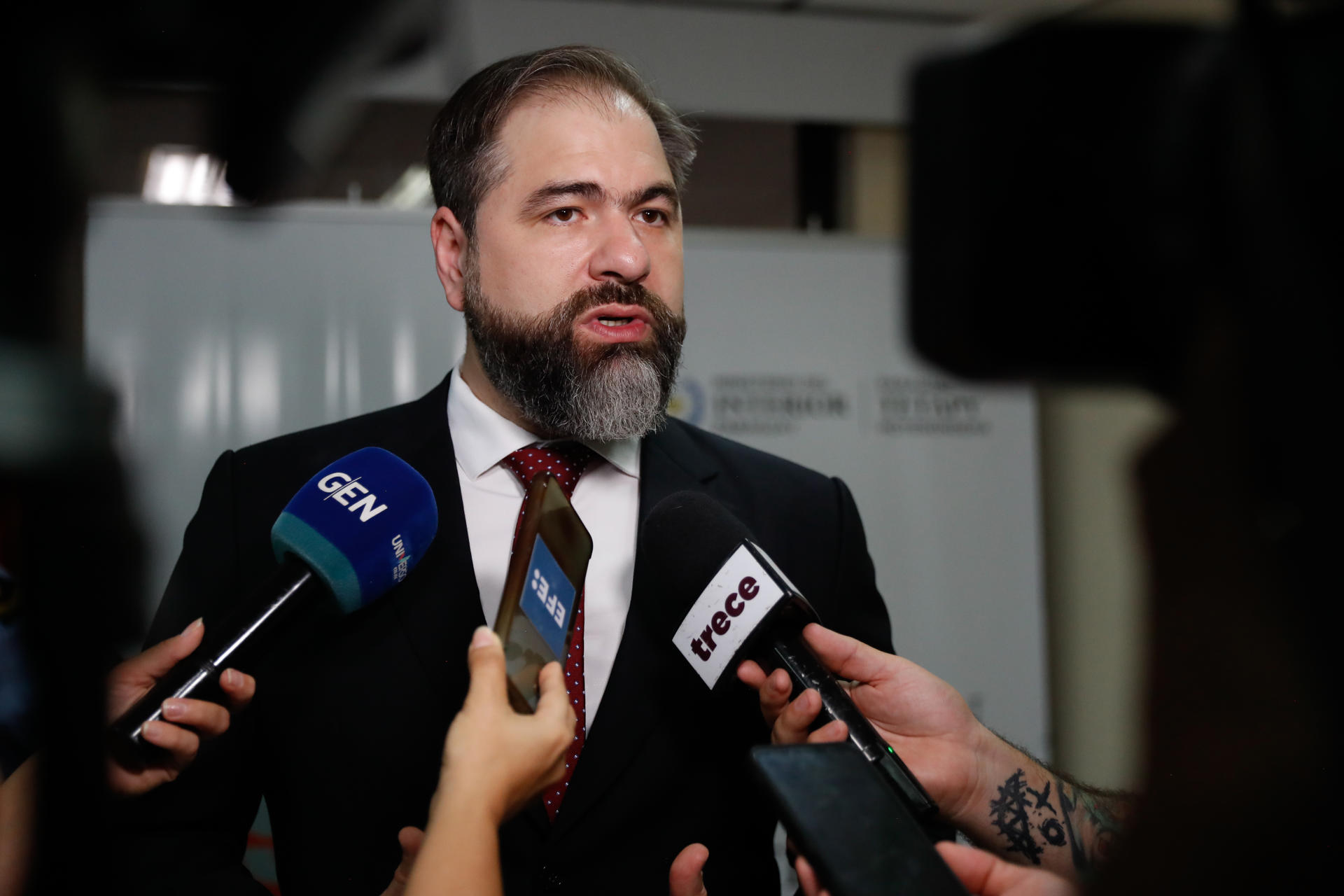 Foto de archivo del ministro de justicia de Paraguay, Rodrigo Nicora. EFE/ Juan Pablo Pino