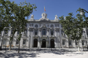 Imagen de archivo de la fachada del Tribunal Supremo, en Madrid. EFE/Emilio Naranjo/Archivo
