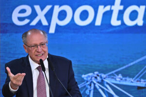 Fotografía del 28 de julio de 2025 del vicepresidente de Brasil, Geraldo Alckmin. EFE/Andre Borges