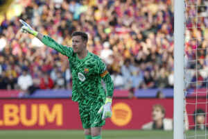 El portero del Barcelona, el alemán Marc Andre Ter Stegen, en una foto de archivo. EFE/ Toni Albir