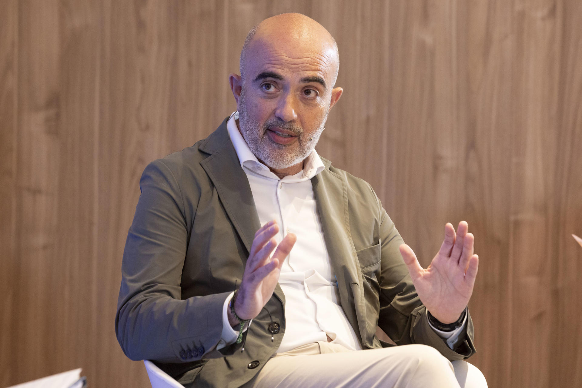 El portavoz del PP en el Ayuntamiento de Barcelona, Dani Sirera. EFE/Marcial Guillén