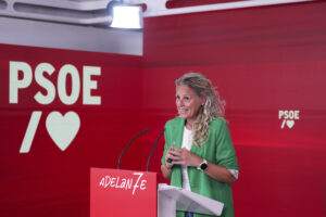La portavoz del PSOE, Montse Mínguez, en una imagen de archivo. EFE/ Borja Sanchez-trillo