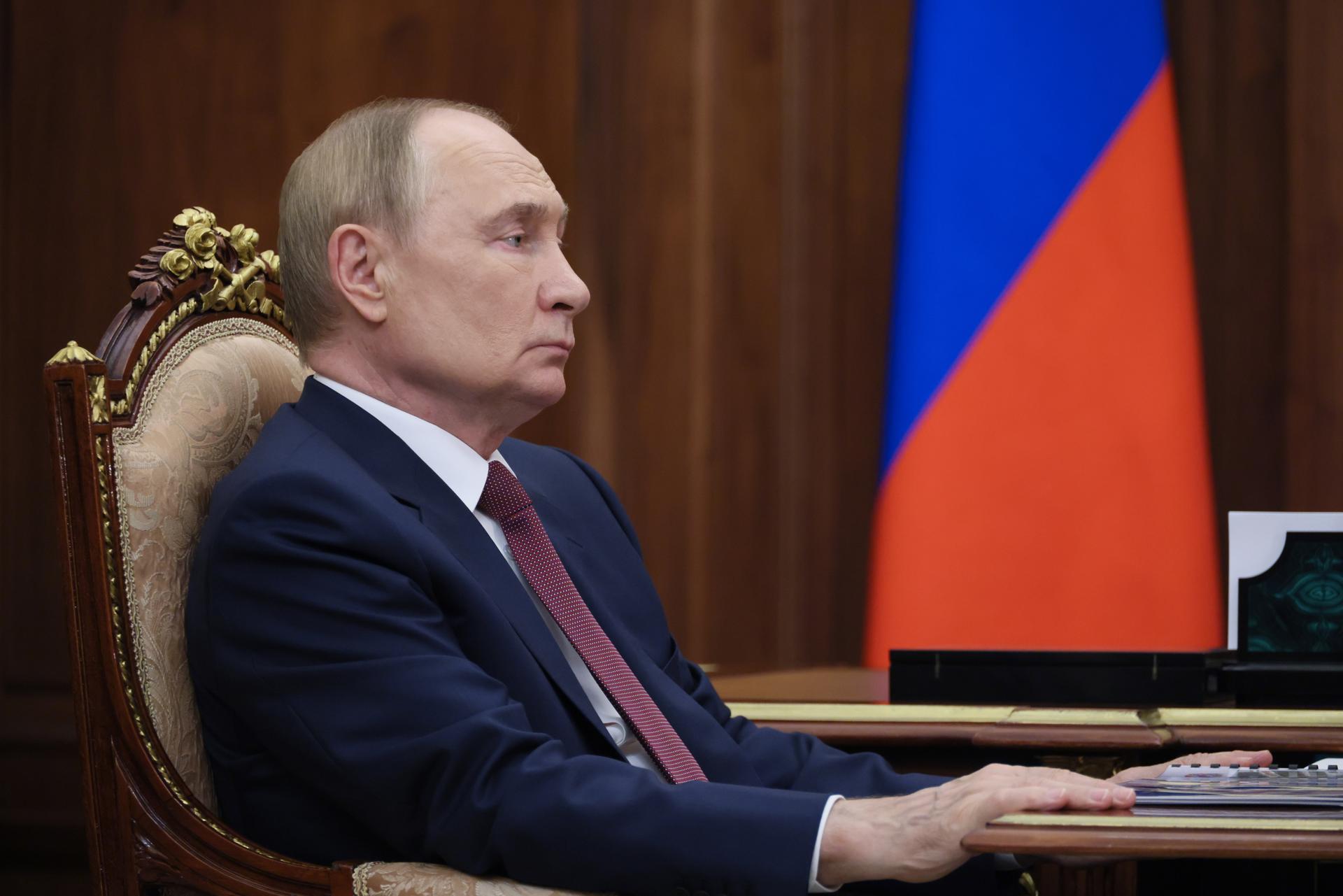Imagen de 18 de agosto de 2025 del presidente ruso Vladímir Putin. EFE/EPA/VYACHESLAV PROKOFYEV / SPUTNIK / KREMLIN POOL MANDATORY CREDIT