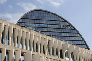 Vista de la sede del BBVA en Madrid. EFE/ Mariscal/Archivo