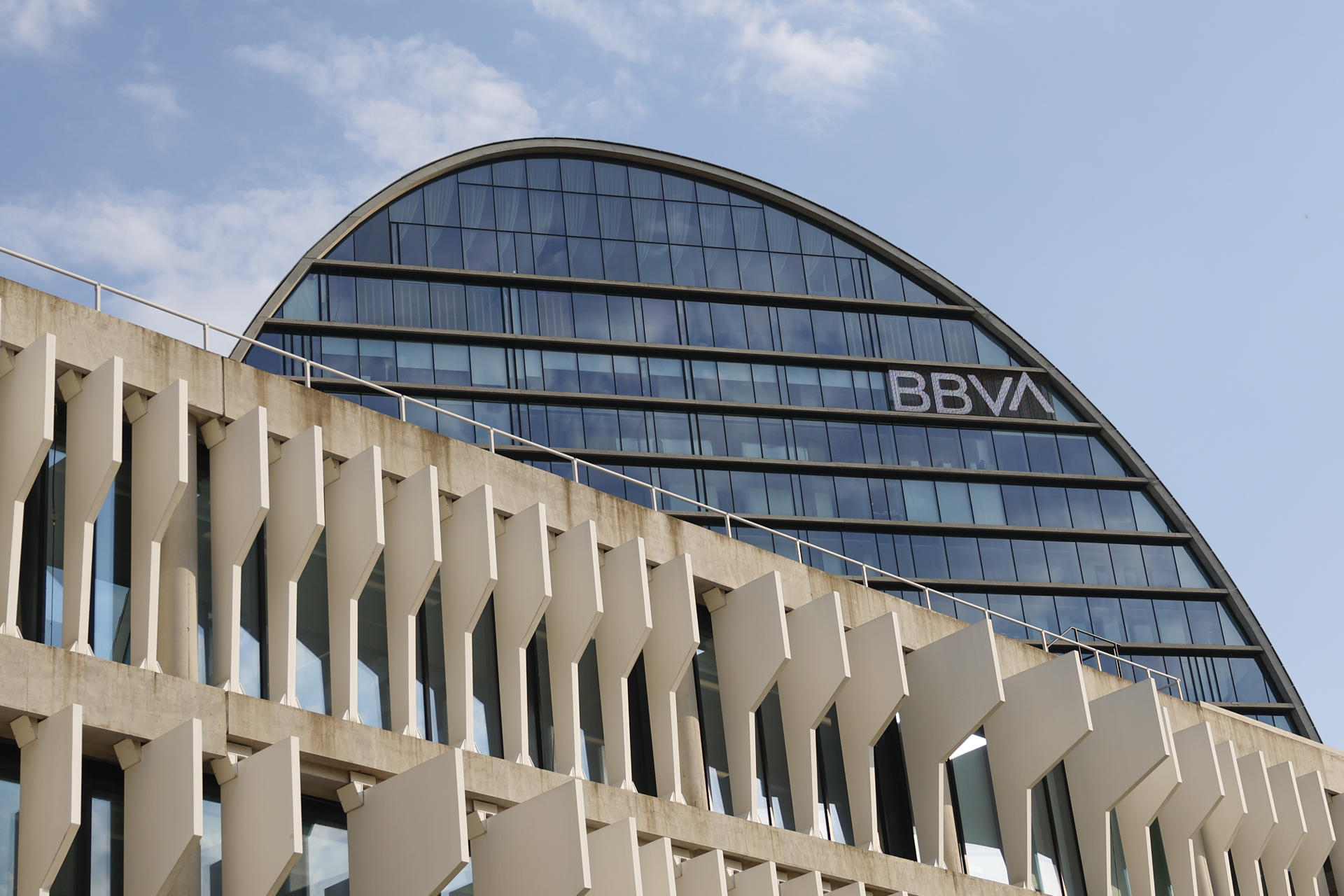 Vista de la sede del BBVA en Madrid. EFE/ Mariscal/Archivo