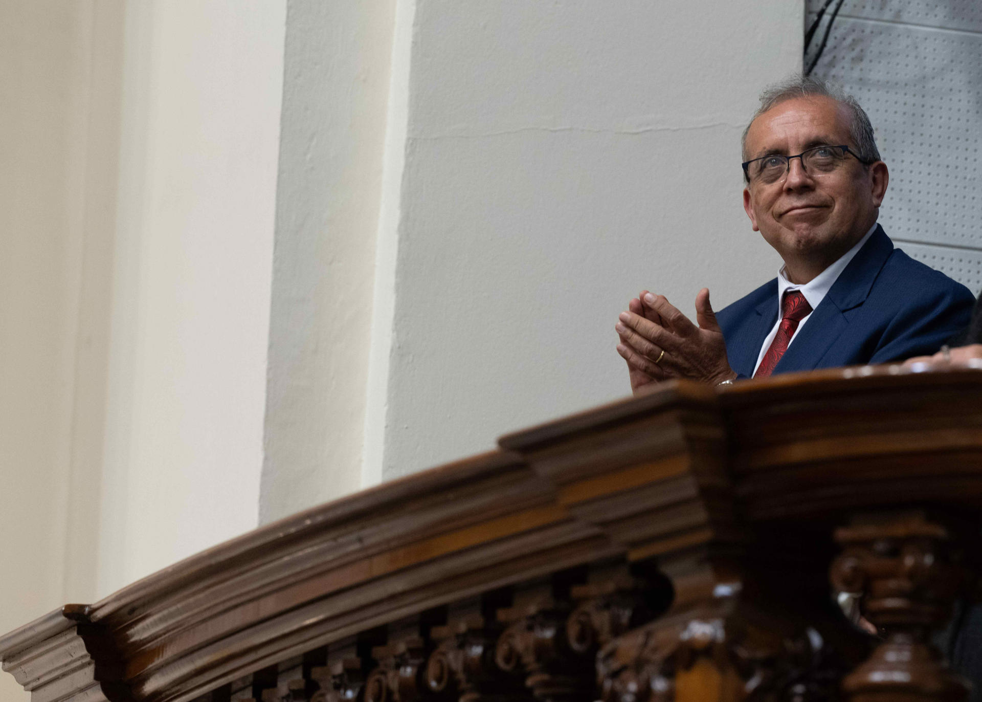 Foto de archivo de Nicanor Boluarte, hermano de la presidenta de Perú, Dina Boluarte. EFE/ Cristobal Bouroncle/