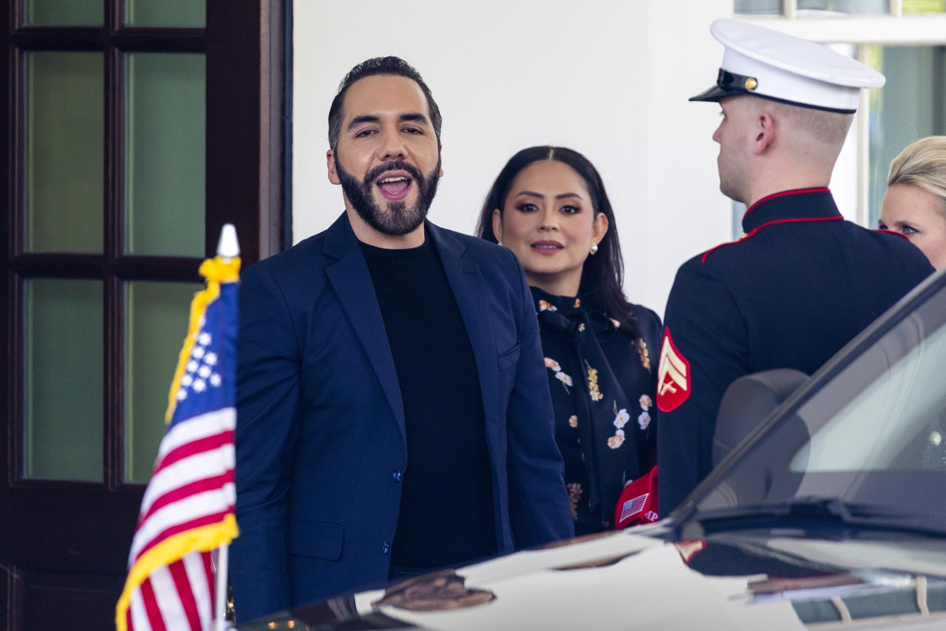 El presidente de El Salvador, Nayib Bukele, en una foto de archivo. EFE/EPA/SHAWN THEW