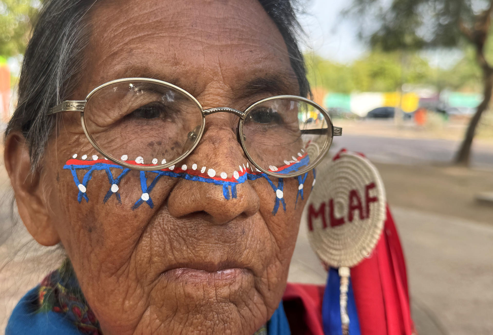 La Presidenta del Consejo de Ancianos de la Nación Comca’ac, María Luisa Astorga, habla durante una entrevista con EFE, este viernes (ayer), en la comunidad de Pitiquillo, en Sonora (México). EFE/Daniel Sánchez