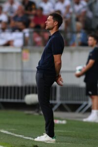 El entrenador del Real Madrid Xabi Alonso, en una foto de archivo. EFE/EPA/ANNA SZILAGYI