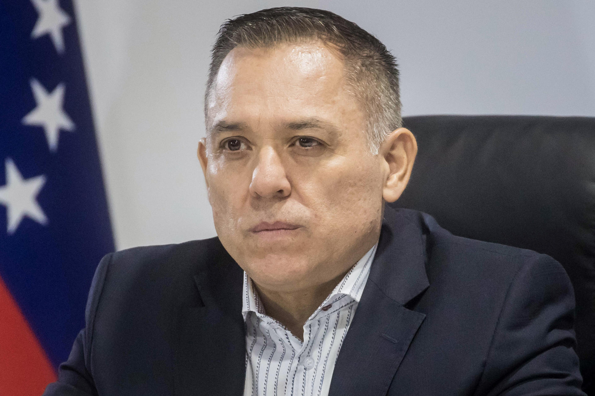 Fotografía de archivo del vicepresidente del Consejo Nacional Electoral (CNE) de Venezuela, Carlos Quintero, durante una conferencia de prensa, en Caracas (Venezuela). EFE/Miguel Gutiérrez