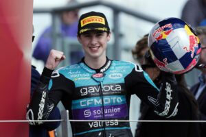 Foto de archivo del piloto español de Moto3 Máximo Quiles (KTM). EFE/EPA/TIM KEETON