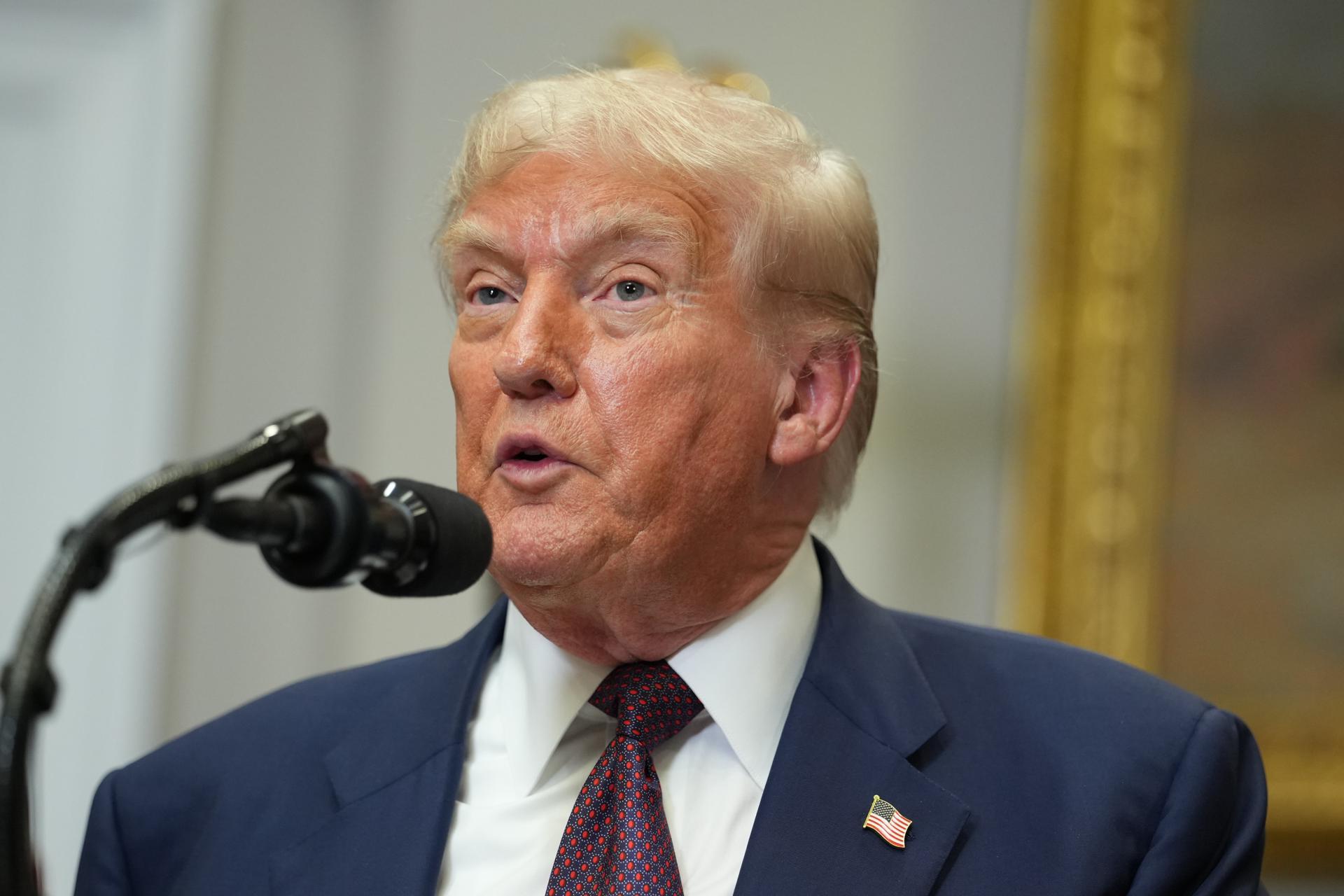 Fotografía del presidente de Estados Unidos, Donald Trump. EFE/Eric Lee